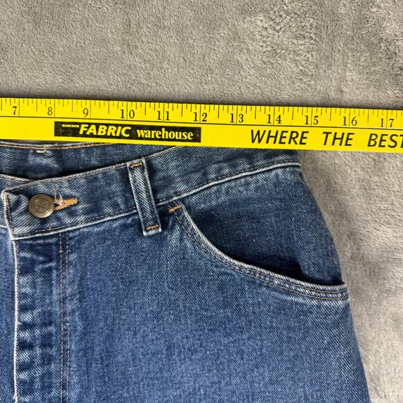 Wrangler Vintage Mom Jeans Women’s 12x34 High Rise 90s Y2K Blue Denim - Picture 9 of 9